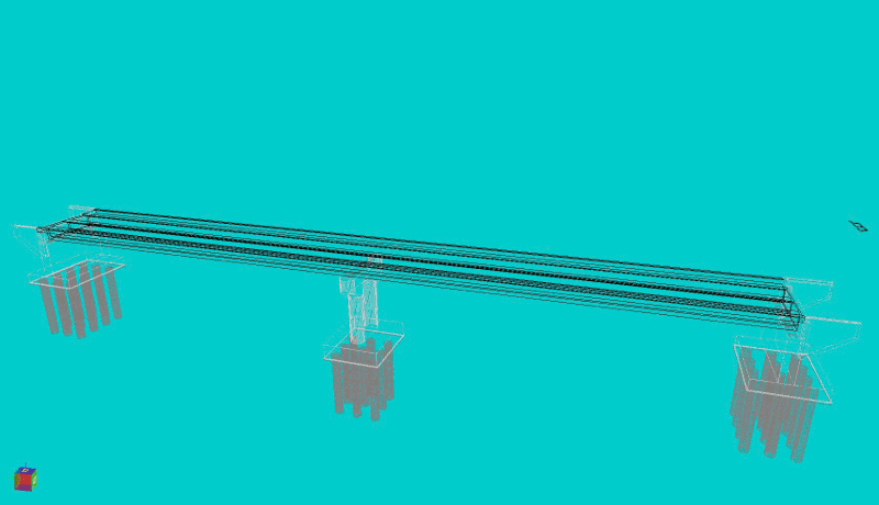 橋の建設工程(GIF)
