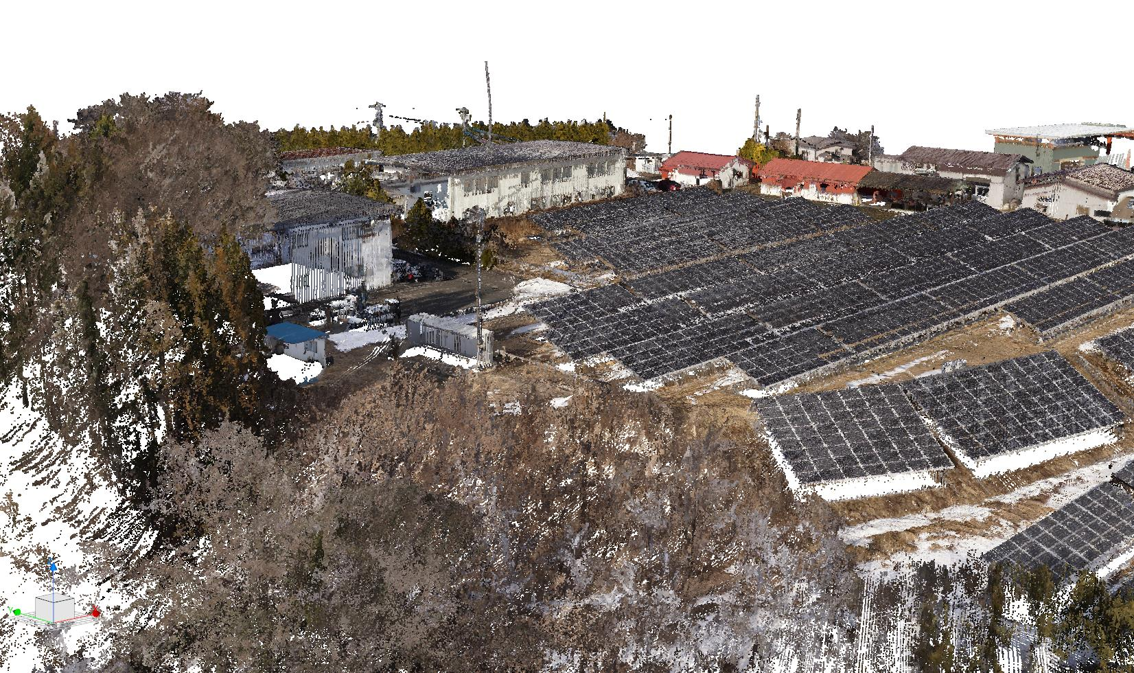 滝沢社屋点群:木除去前